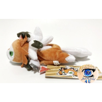 Officiële Pokemon center knuffel, Kuttari Lycanroc wakker 20cm lang 